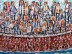 a painted boat upon a painted ocean